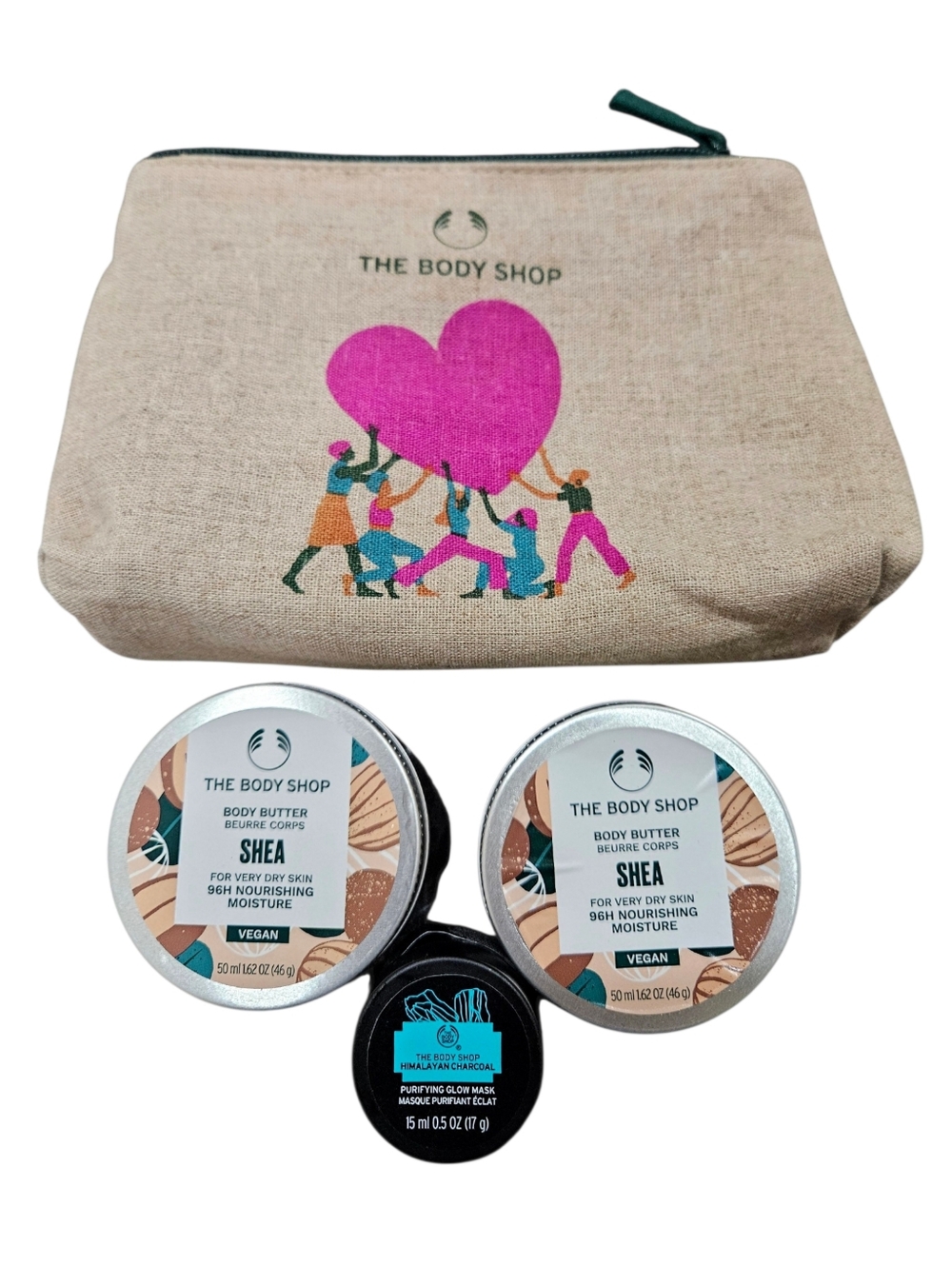THE BODY SHOP 4 pc set SHEA New best sellers Limited Edition gift
